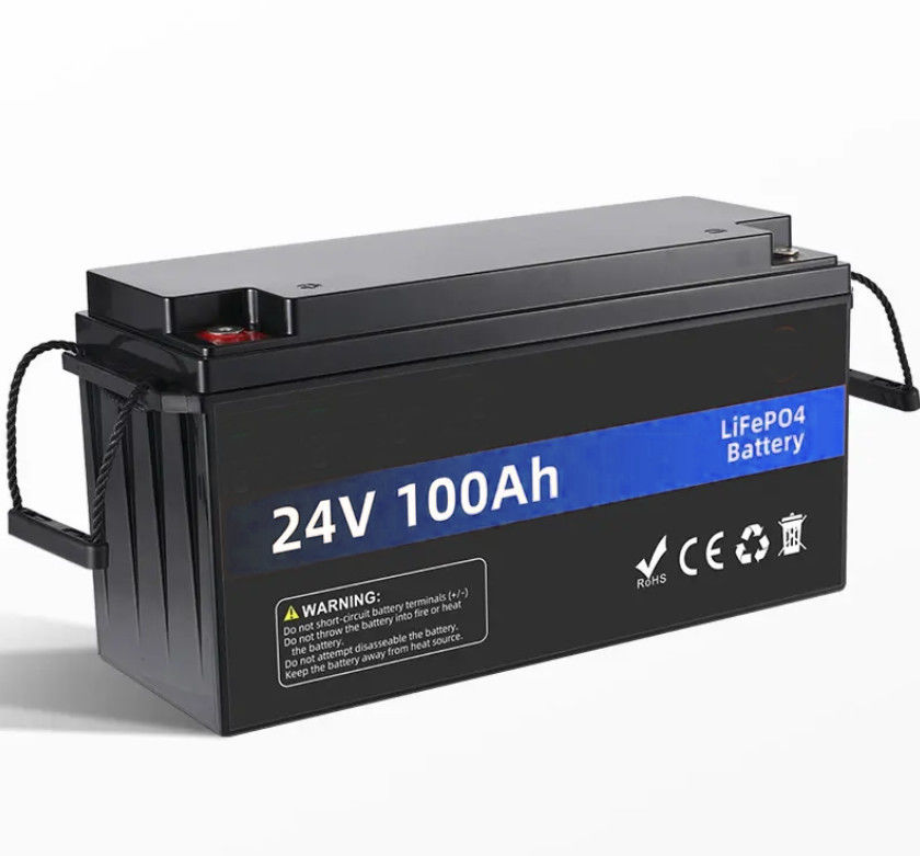 Deep Cycle Lifepo4 24V 100Ah Lithium Ion Battery Pack High Quality For ...